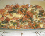 Foto del paso 15 de la receta: Lasaña setas y verduras gratinadas con huevo