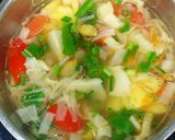 Hình bước làm 2 của món Canh măng chua