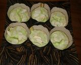Foto langkah ke 7 dari resep Chiffon Pandan Cup Keto.