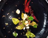 A picture of step 4 of Alsi podi.