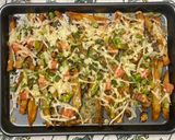A picture of step 4 of Loaded Fries.
