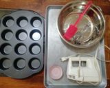 Foto del paso 2 de la receta: Muffins de plátano con nuez