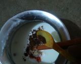 A picture of step 5 of Boondi Rayta.
