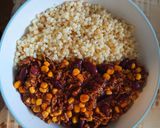 Chilis bab gluténmentes tarhonyával recept fázis 3 fotója
