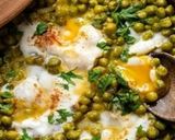 صورة لخطوة 1 من وصفة بازلاء بالبيض