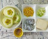 大黃瓜鑲蝦仁豆腐的食譜步驟1照片