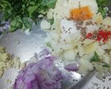 A picture of step 1 of Methi Thepla.
