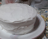 Foto del paso 8 de la receta: Torta de cumpleaños: duraznos con crema y dulce de leche