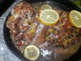Bondiolita al horno con papas rústicas