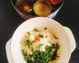 A picture of step 2 of KOTHIMBIR VADI / Crispy kothimbir vadi.