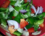 A picture of step 2 of Fried corn succotash.