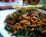 Foto langkah ke 5 dari resep Mie Goreng Telur Buncis.