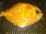 Pomfret fish fry