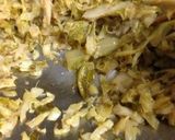 A picture of step 4 of Sauerkraut Made with a Head of Cabbage and On-Hand Ingredients.