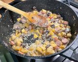 Une image de l'étape 18 de Spätzles au porc et navets.