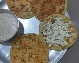 A picture of step 9 of Assorted Mini Adai- TamilNadu's evening snacks.