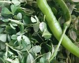 A picture of step 1 of Methi Chutney.