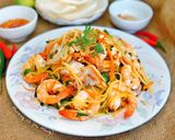 Hình bước làm 7 của món Gỏi đu đủ tôm thịt