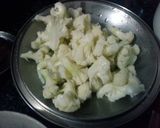 A picture of step 1 of Gobi (Cauliflower) Manchurian - Indian Chinese.