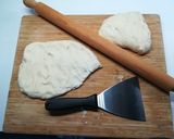 A picture of step 3 of Ciaccia (Grape Focaccia).