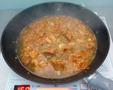 A picture of step 4 of Otak Otak Noodle Soup.