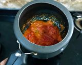 A picture of step 2 of Drumstick Potato Curry Sindhi Style.
