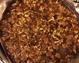 A picture of step 5 of chocolate Pumpkin Pecan Crunch Cake.