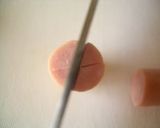 A picture of step 3 of Simple Flower-shaped Sausages.