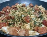 A picture of step 3 of Spam With Wasabi Fried Rice.