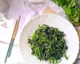 Foto langkah ke 4 dari resep 247. Sigeumchi Namul (Spinach Korean Side Dish 5 menit).