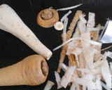A picture of step 1 of My Deep Fried Parsnip Crisp.