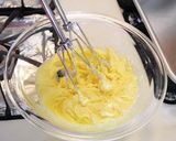 A picture of step 1 of Lemon Macarons with Italian Meringue.