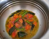 A picture of step 3 of Dal (Maharashtrian Amti).
