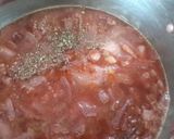A picture of step 4 of Sig's Red Onion Soup.