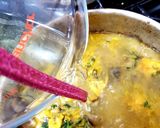 A picture of step 4 of Mushroom Stlilton & Wine Soup. 😘.