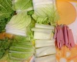 A picture of step 1 of Kids' Favorite, Braised Chinese Cabbage in Cream Sauce.