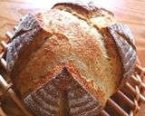 A picture of step 5 of Soy Milk & Brown Sugar Syrup Pain de Campagne.