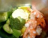 A picture of step 2 of Shrimp & Avocado Salad with Aromatic Basil.