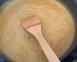 A picture of step 3 of Coconut Curried Lentils.