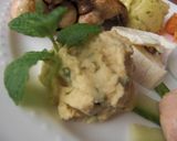 A picture of step 10 of Moroccan Style Hummus.