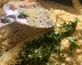 A picture of step 2 of Rava idli.