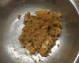 A picture of step 2 of Aloo Muttor Tikki Burger.