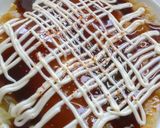 A picture of step 7 of Melting Okonomiyaki with Cabbage.