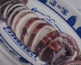 A picture of step 6 of Easy Grated Daikon Radish Stuffed Squid.