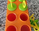 A picture of step 3 of Rose Shikanji Ice Candy Popsicles.