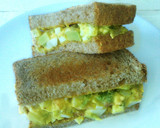 Foto del paso 4 de la receta: Sándwich de huevo, aguacate y lacón