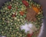 A picture of step 4 of Broad bean with muthiya vegetable.