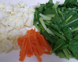 A picture of step 1 of Awesome Stir-Fried Noodles with Ginger, Garlic and Soy Sauce.