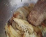 A picture of step 4 of Baba gannoush with a little twist.