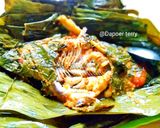 Foto langkah ke 7 dari resep Pepes ikan mas daun kemangi super pedas.